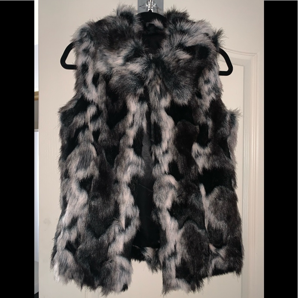 Rachel Zoe Faux Fur Vest NWOT